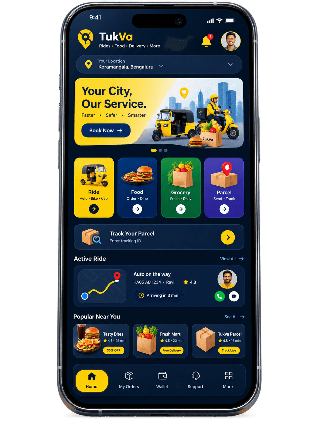 TukVa Mobile app preview